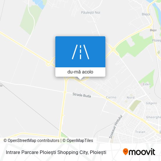 Hartă Intrare Parcare Ploiești Shopping City