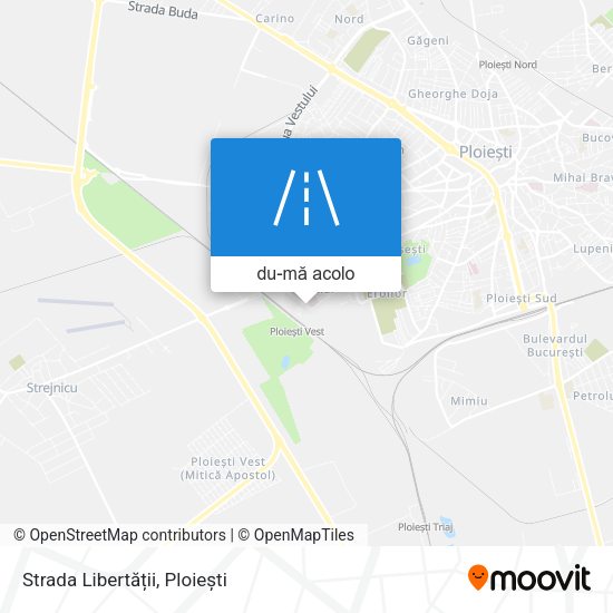 Hartă Strada Libertății