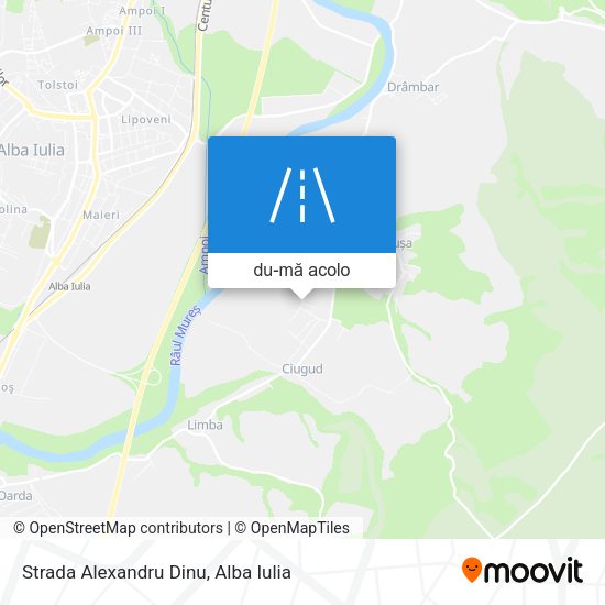 Hartă Strada Alexandru Dinu