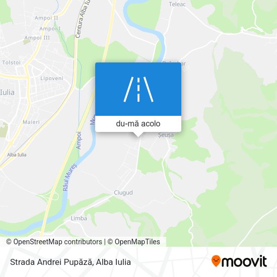 Hartă Strada Andrei Pupăză