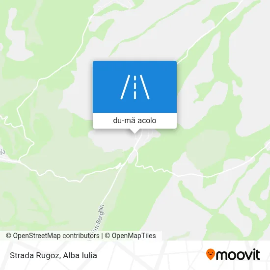 Hartă Strada Rugoz