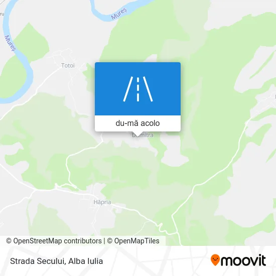 Hartă Strada Secului