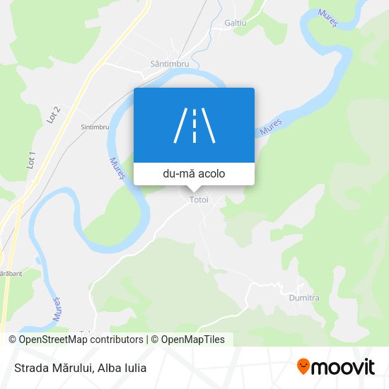 Hartă Strada Mărului