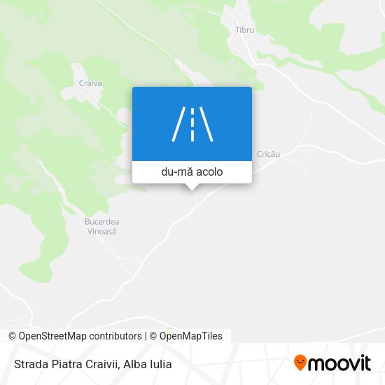 Hartă Strada Piatra Craivii