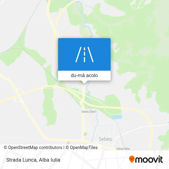 Hartă Strada Lunca