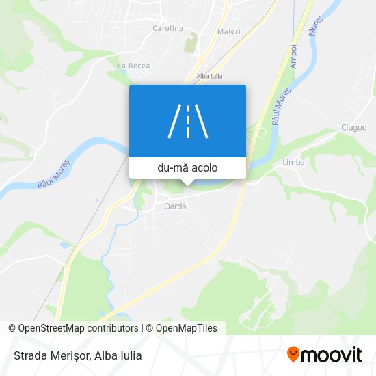 Hartă Strada Merișor
