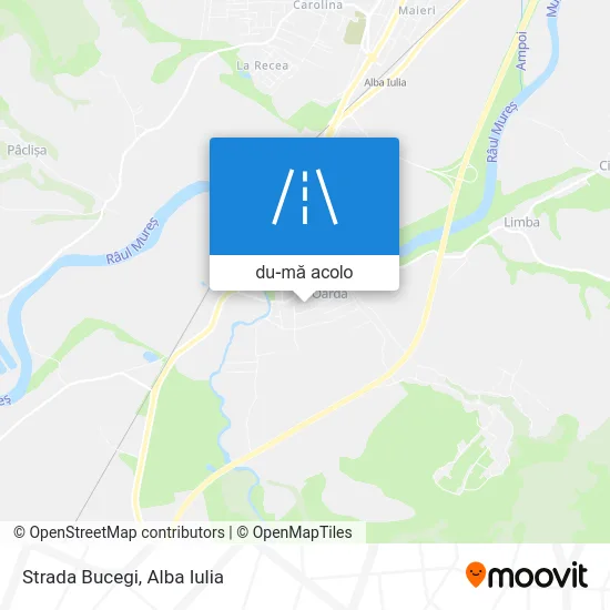 Hartă Strada Bucegi