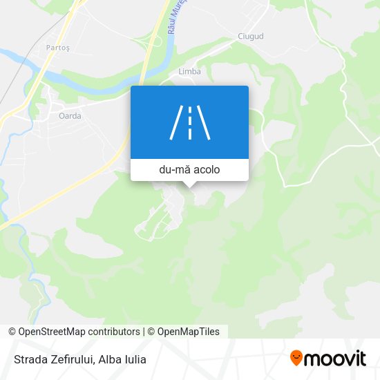 Hartă Strada Zefirului