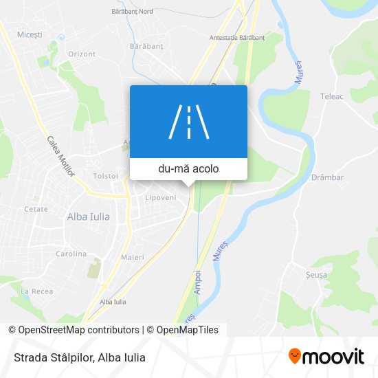 Hartă Strada Stâlpilor