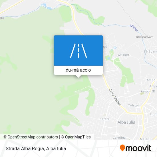 Hartă Strada Alba Regia