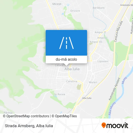 Hartă Strada Arnsberg