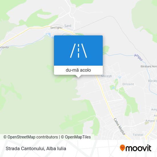 Hartă Strada Cantonului