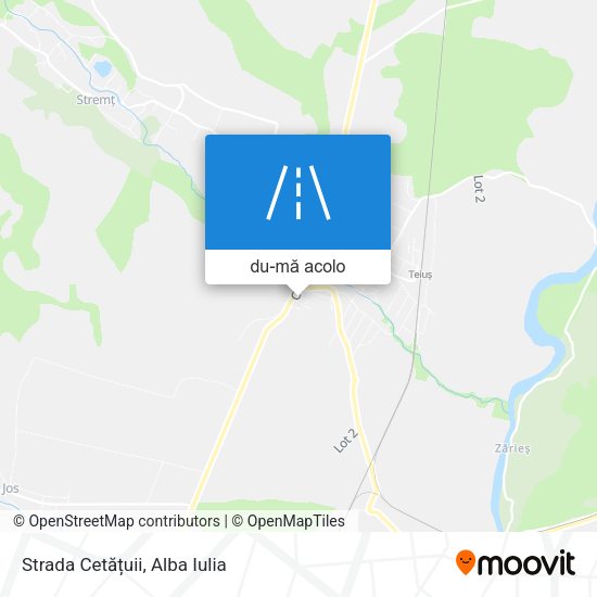 Hartă Strada Cetățuii