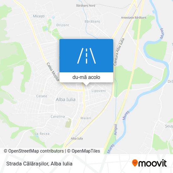 Hartă Strada Călărașilor