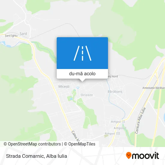 Hartă Strada Comarnic