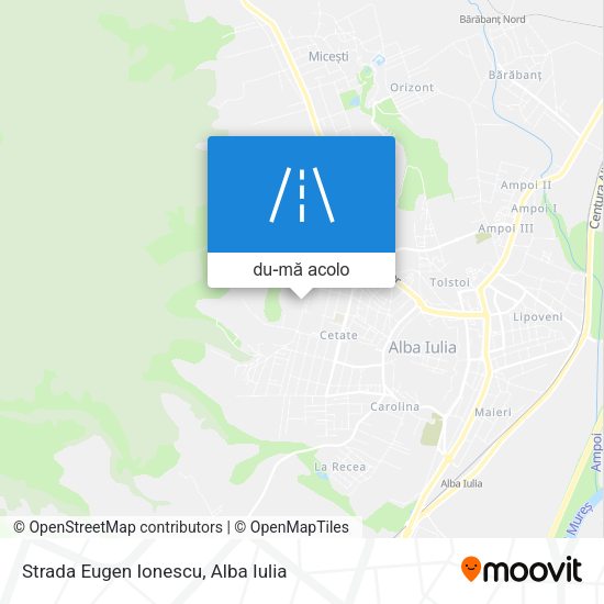 Hartă Strada Eugen Ionescu