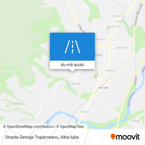 Hartă Strada George Topârceanu