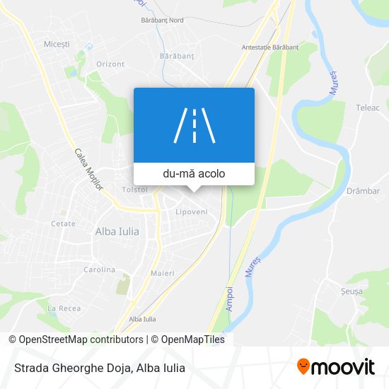 Hartă Strada Gheorghe Doja