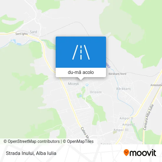 Hartă Strada Inului