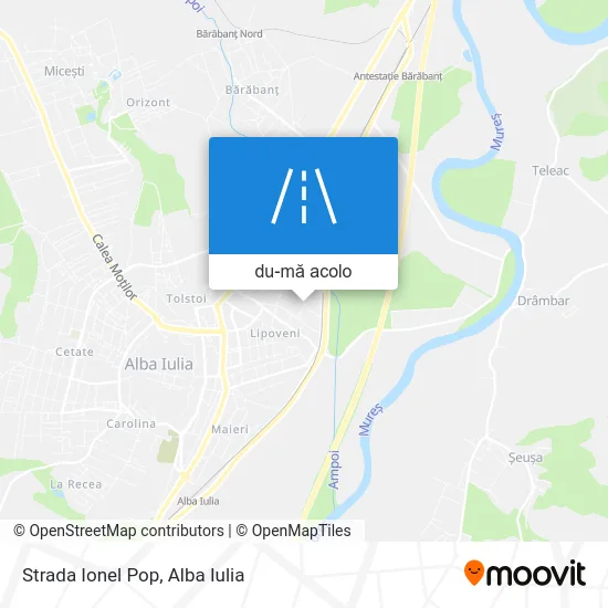Hartă Strada Ionel Pop
