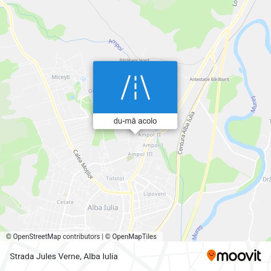 Hartă Strada Jules Verne