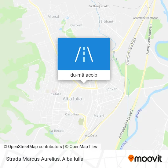 Hartă Strada Marcus Aurelius