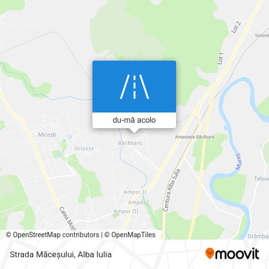 Hartă Strada Măceșului