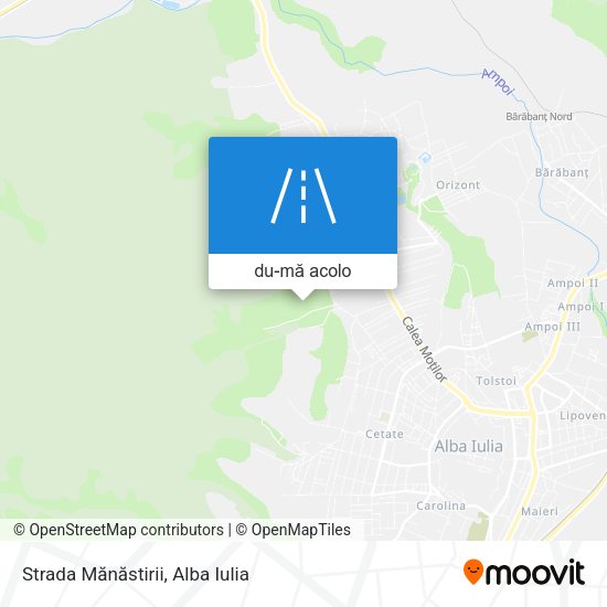 Hartă Strada Mănăstirii