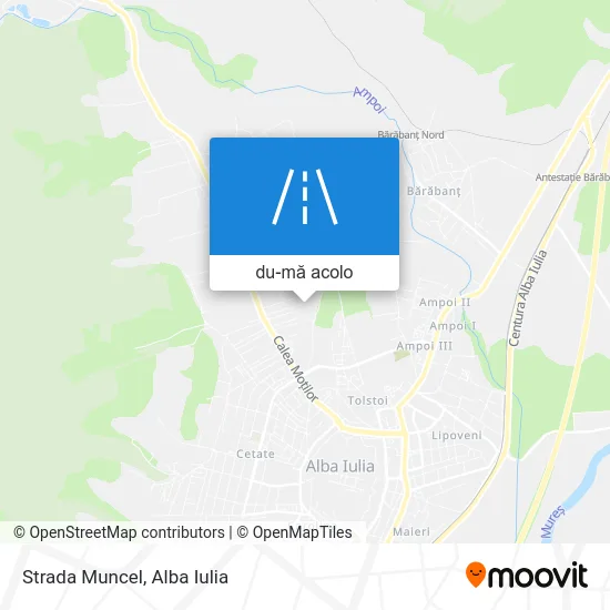 Hartă Strada Muncel