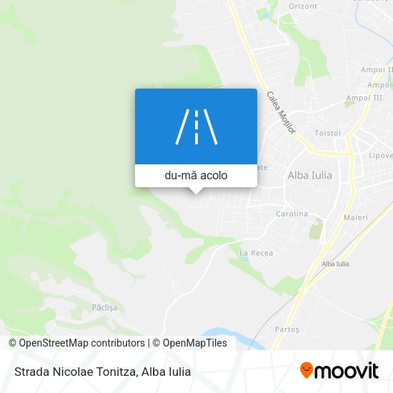 Hartă Strada Nicolae Tonitza