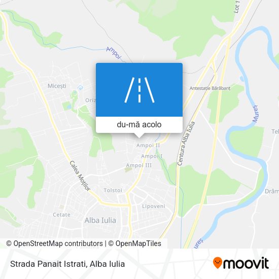 Hartă Strada Panait Istrati