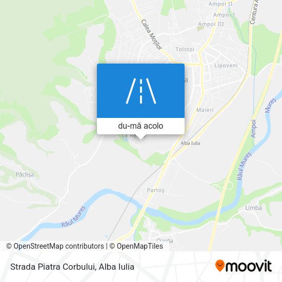 Hartă Strada Piatra Corbului