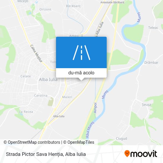 Hartă Strada Pictor Sava Henția