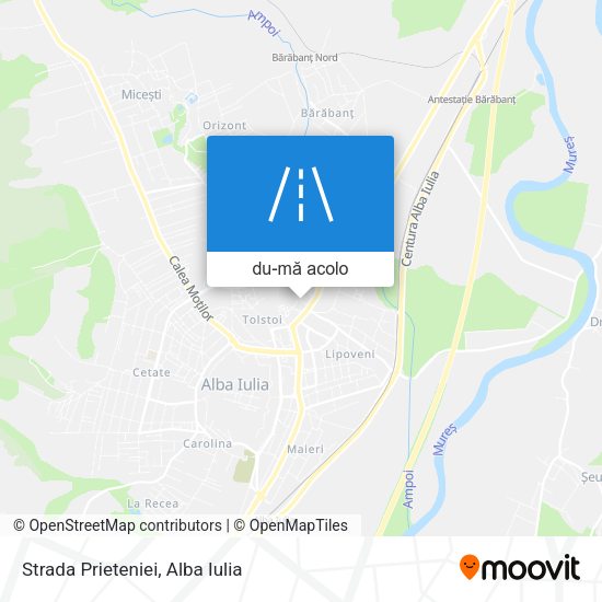 Hartă Strada Prieteniei