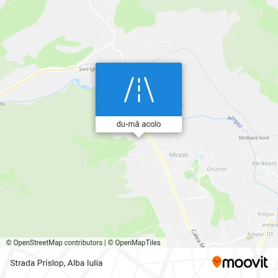 Hartă Strada Prislop