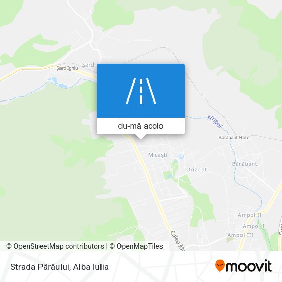 Hartă Strada Pârâului