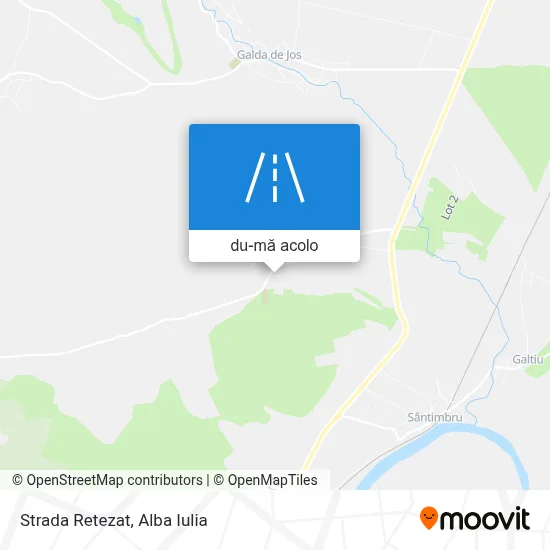 Hartă Strada Retezat