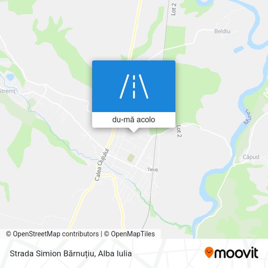 Hartă Strada Simion Bărnuțiu