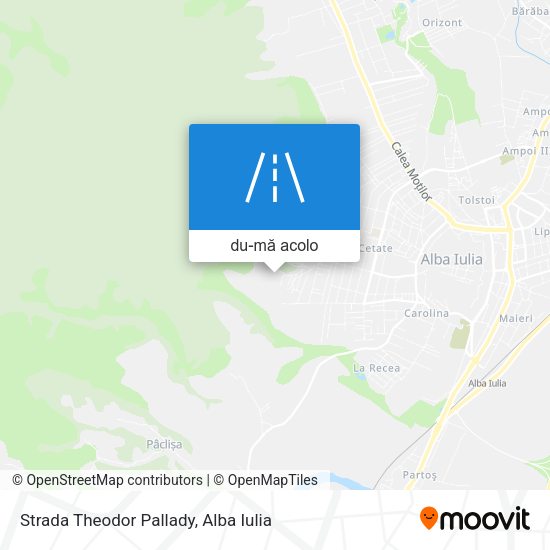 Hartă Strada Theodor Pallady