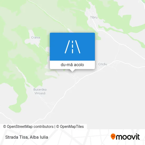 Hartă Strada Tisa