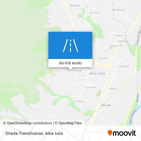 Hartă Strada Transilvaniei