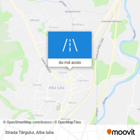 Hartă Strada Târgului