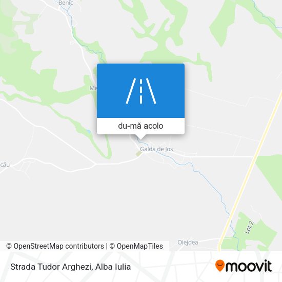 Hartă Strada Tudor Arghezi