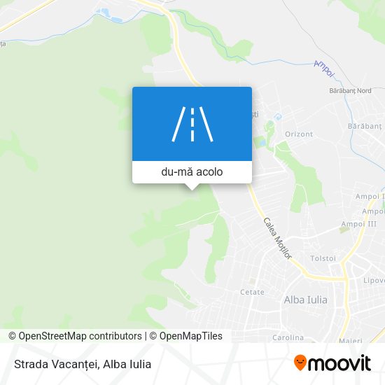Hartă Strada Vacanței