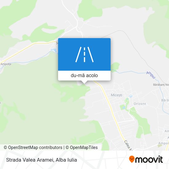 Hartă Strada Valea Aramei
