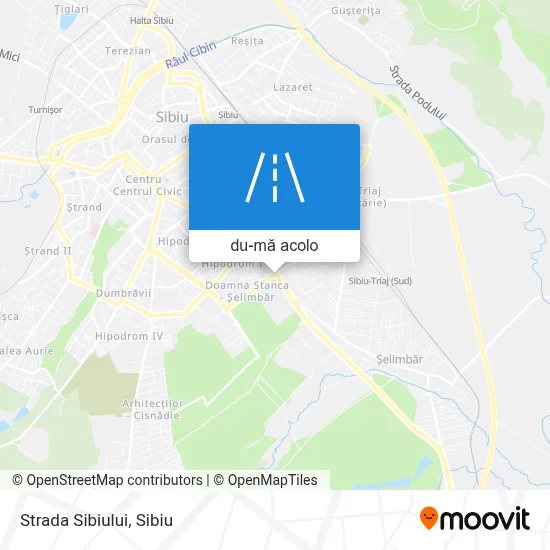 Hartă Strada Sibiului