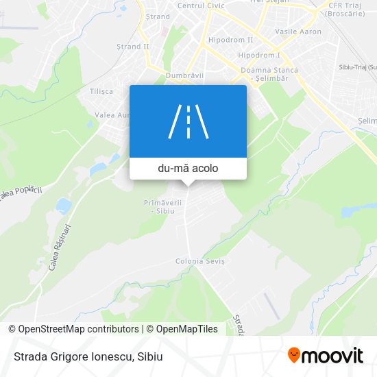Hartă Strada Grigore Ionescu