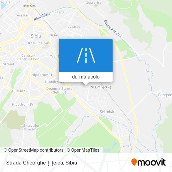 Hartă Strada Gheorghe Țițeica