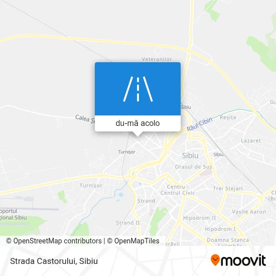 Hartă Strada Castorului
