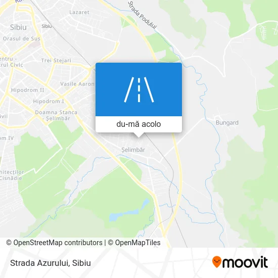 Hartă Strada Azurului